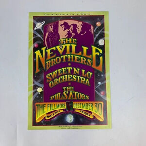 The Neville Brothers Sweet N‎ Lo' Orchestra Concert Poster 1994 F-173 Fillmore
